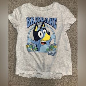 Bluey Brisbane Graphic Short Sleeve Tee - Light Gray